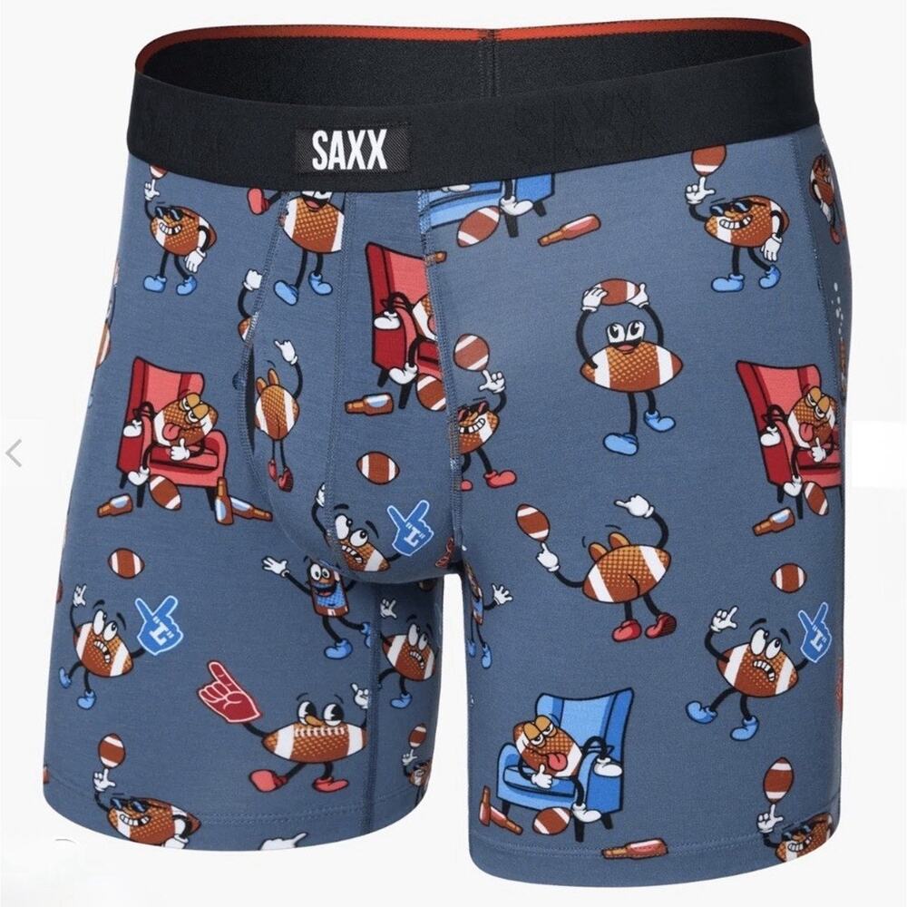SAXX Gameday Football Boxer Brief Size S /P BallPark Pouch Ultra Soft BB Fly NIB